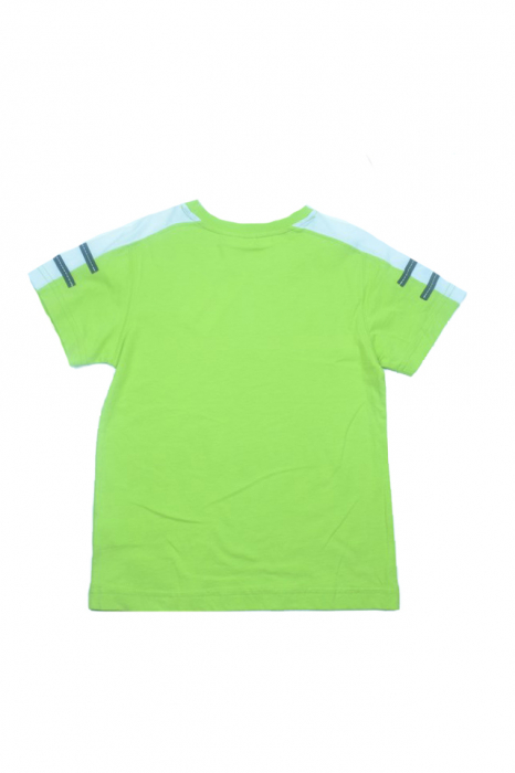Tricou cu maneca scurta pentru baieti Wendee DY101292-1V-98, Verde [5]