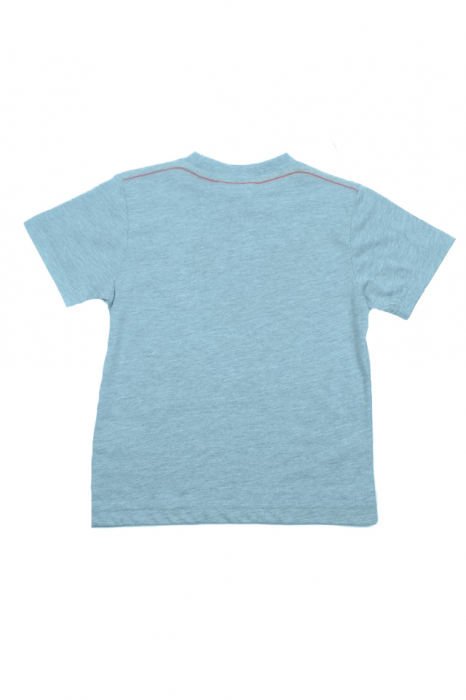 Tricou cu maneca scurta pentru baieti Wendee DY101293-1-104, Gri [3]