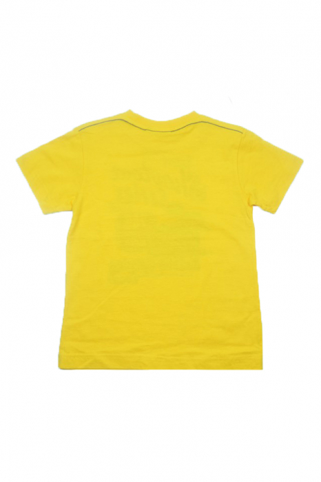 Tricou cu maneca scurta pentru baieti Wendee DY101294-1-104, Galben [3]