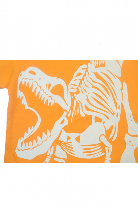 Tricou cu maneca scurta pentru baieti Wendee DY101332-1-122, Portocaliu [3]