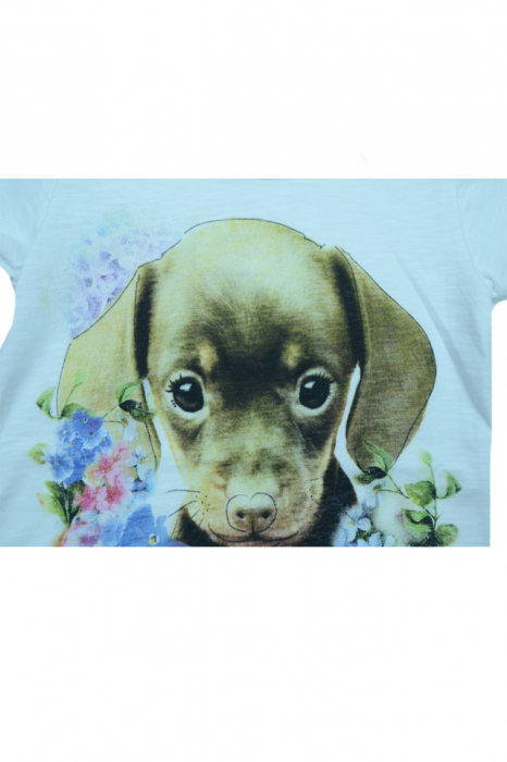 Tricou cu maneca scurta pentru fete Atut 5320, Alb [3]