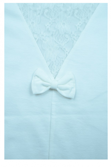 Tricou cu maneca scurta pentru fete Atut 5403-128, Alb [4]