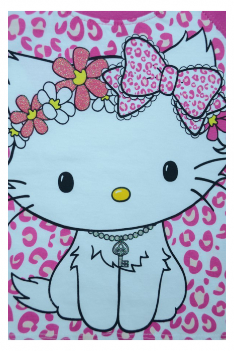 Tricou cu maneca scurta pentru fete Charmy Kitty V13F1003, Multicolor [3]