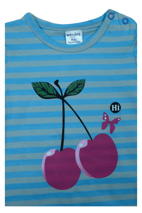 Tricou cu maneca scurta pentru fete Wendee BV10500377, Multicolor [3]