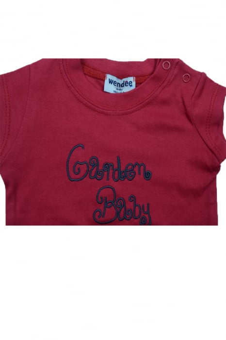 Tricou cu maneca scurta pentru fete Wendee BV10500475R, Rosu [2]