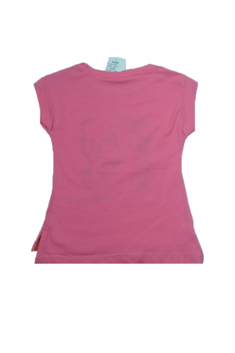 Tricou cu maneca scurta pentru fete Wendee DY102170-1-98, Roz [2]