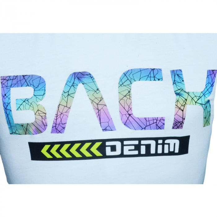 Tricou cu maneca scurta pentru baieti Happy House HB-8158-116-cm, Alb [4]