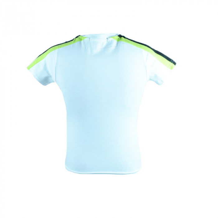 Tricou cu maneca scurta pentru baieti Happy House HB-8158-116-cm, Alb [5]