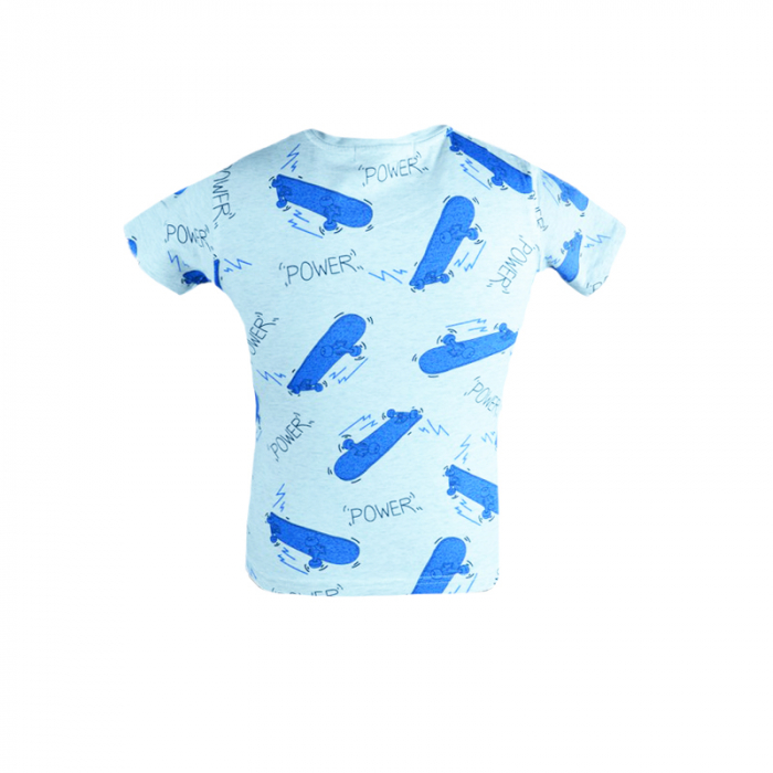 Tricou cu maneca scurta pentru baieti Happy House HB-8184A-110-cm, Multicolor [2]