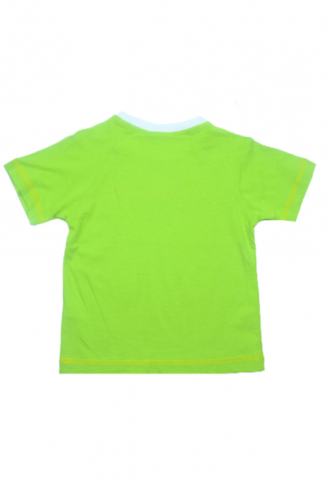 Tricou cu maneca scurta pentru baieti Wendee DY101266-1V-98, Verde [3]