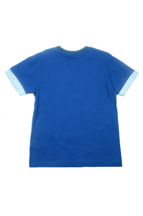 Tricou cu maneca scurta pentru baieti Wendee DY101302-2-140, Albastru [4]