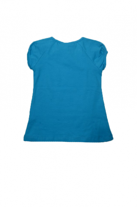 Tricou cu maneca scurta pentru fete Wendee DY102122-2A-128, Albastru [2]