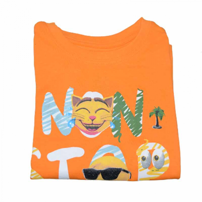 Tricou pentru baieti Mini Junior NWM1, Portocaliu [3]