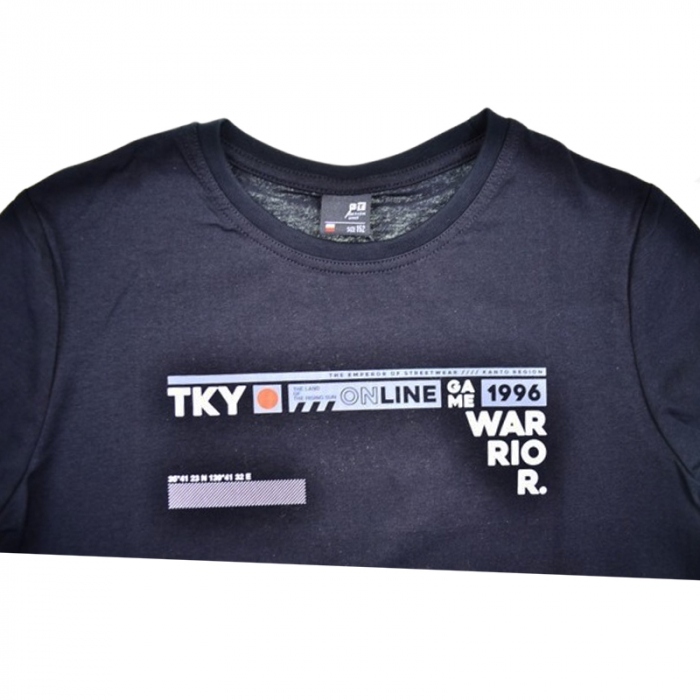 Tricou pentru baieti GT GT-9874, Negru [3]