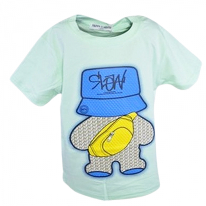Tricou pentru baieti Happy House HH-0606-7, Turcoaz [1]