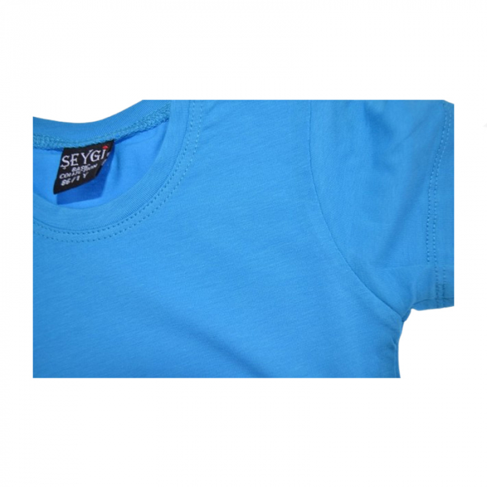 Tricou pentru baieti Mini Junior TRBMJ-01, Albastru [4]