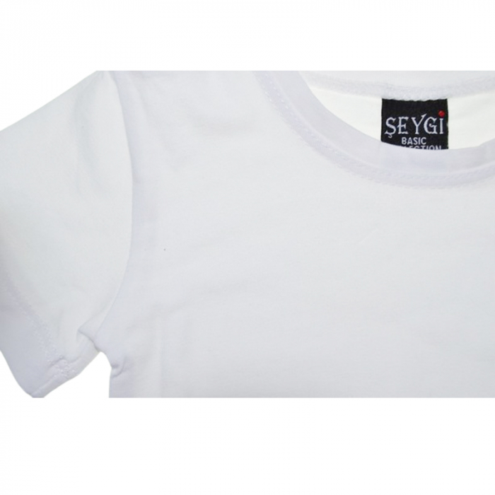 Tricou pentru copii Mini Junior TRCMJ-02, Alb [3]