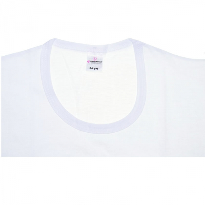 Tricou pentru copii Mini Junior TRMJ-1, Alb [3]