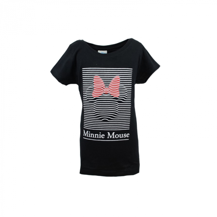 Tricou pentru fete E Plus M Minnie Mouse 894393-122-cm, Negru [1]