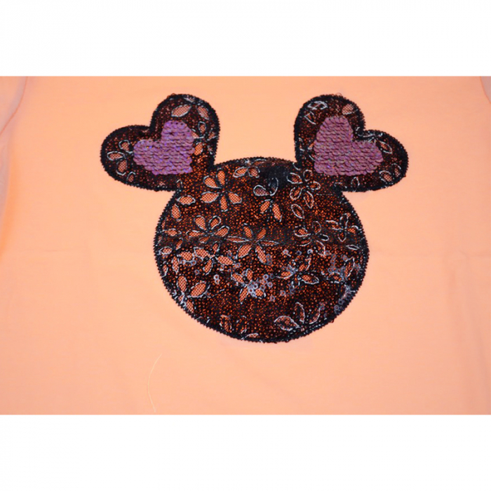 Tricou pentru fete Happy House Minnie Mouse WB-2782C-128-cm, Coral [3]