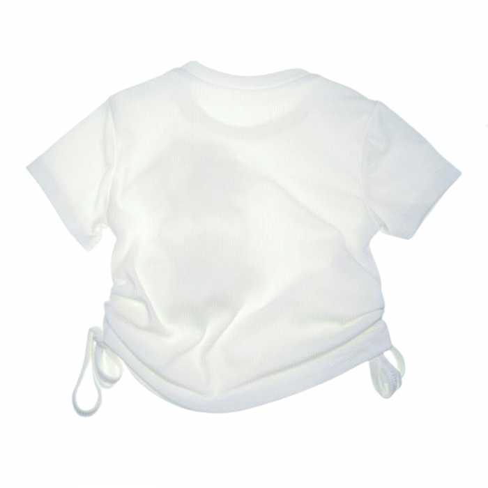 Tricou pentru fete Mini Junior B3391-A, Alb [3]