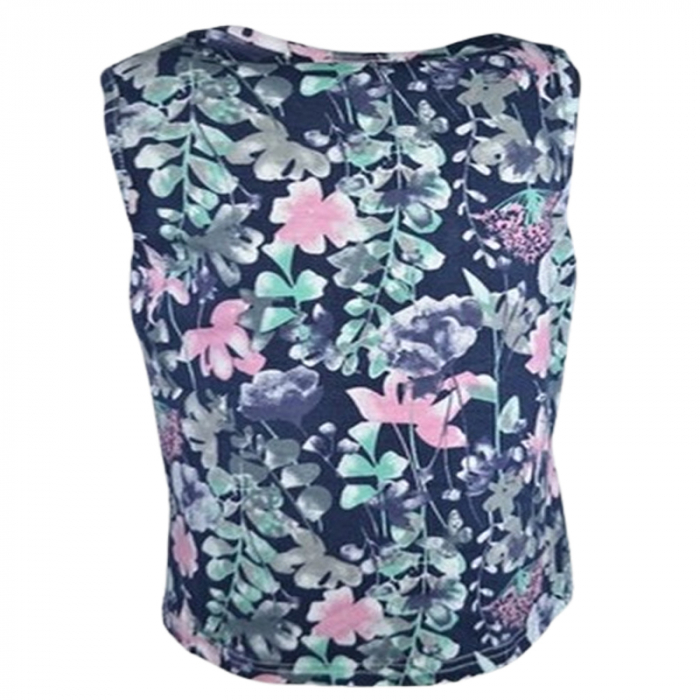 Tricou fara maneci pentru fete Happy House CVC-1553-6, Bleumarin [2]