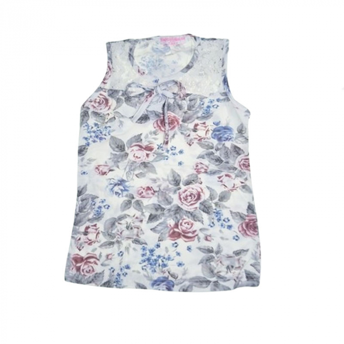 Tricou tip tunica pentru fete Happy House CVC-1553-1, Multicolor [2]