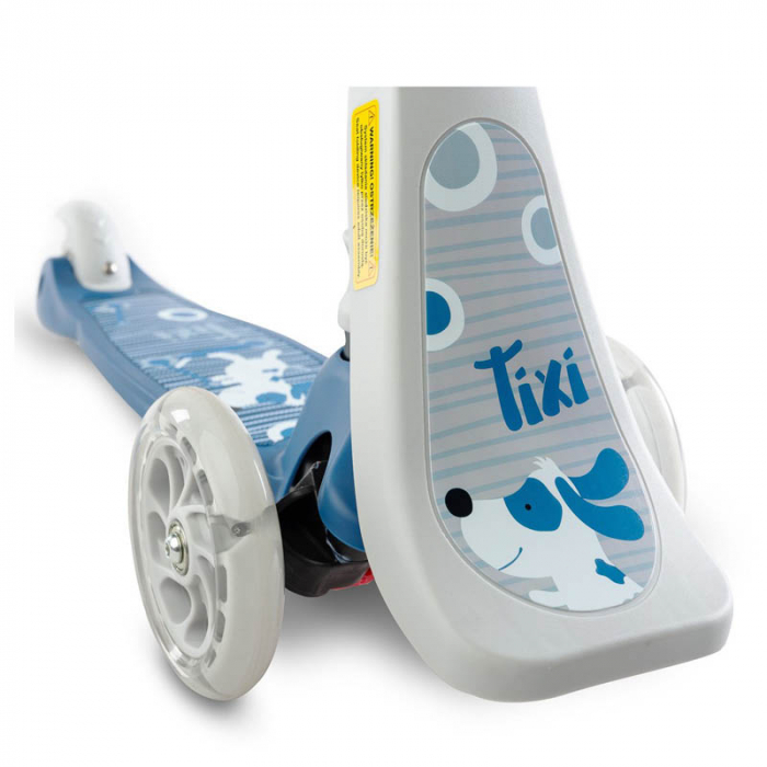 Trotineta cu 3 roti, leduri si sezut pentru copii Toyz Tixi TTT-AL, Multicolor [5]