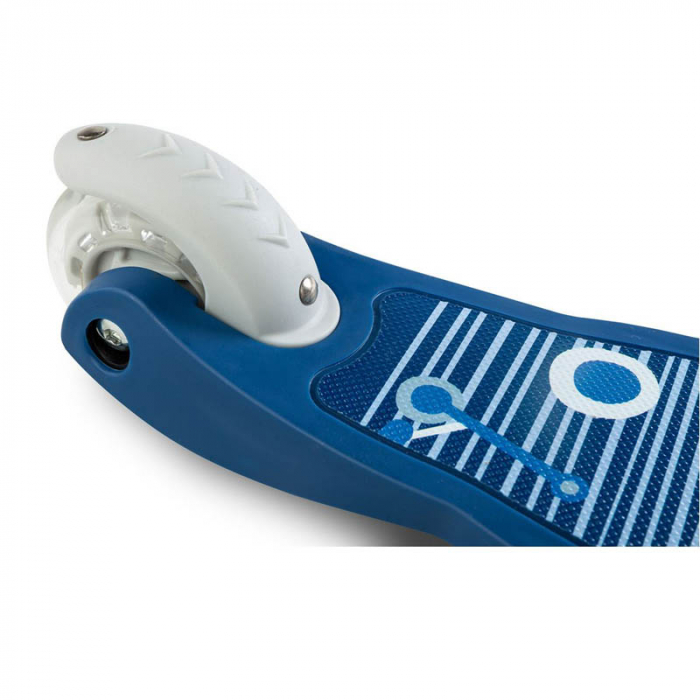 Trotineta cu 3 roti, leduri si sezut pentru copii Toyz Tixi TTT-AL, Multicolor [2]
