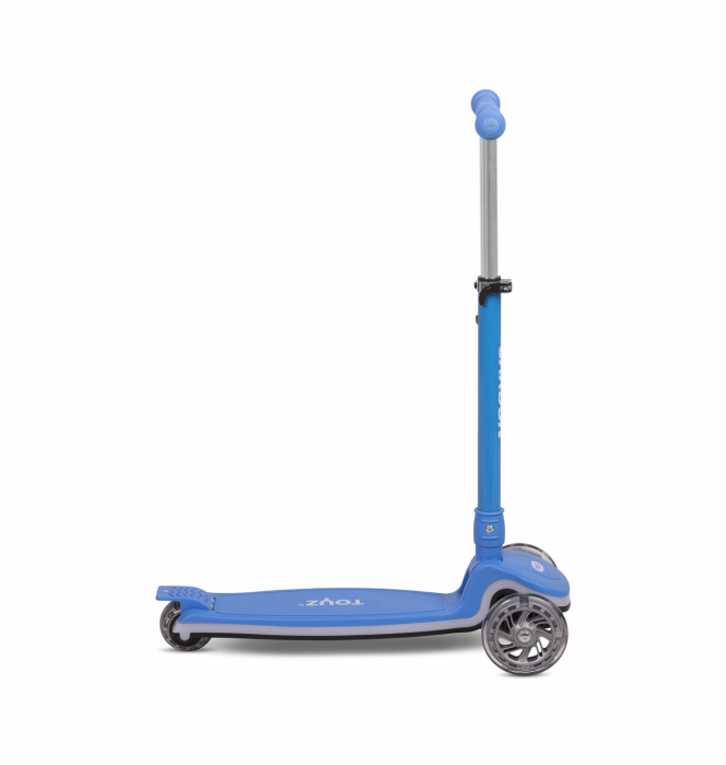 Trotineta cu 3 roti si lumini, pentru copii, Toyz Carbon, 04061, Albastru [3]