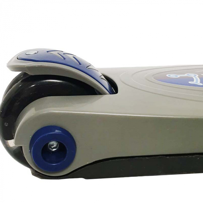 Trotineta transformabila cu lumini si sunet 2 in 1 RCO Scooter PC 77-B, Albastru [4]