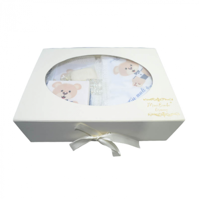 Trusou pentru botez 8 piese Mini Bimbi TMB-B-15, Alb [3]
