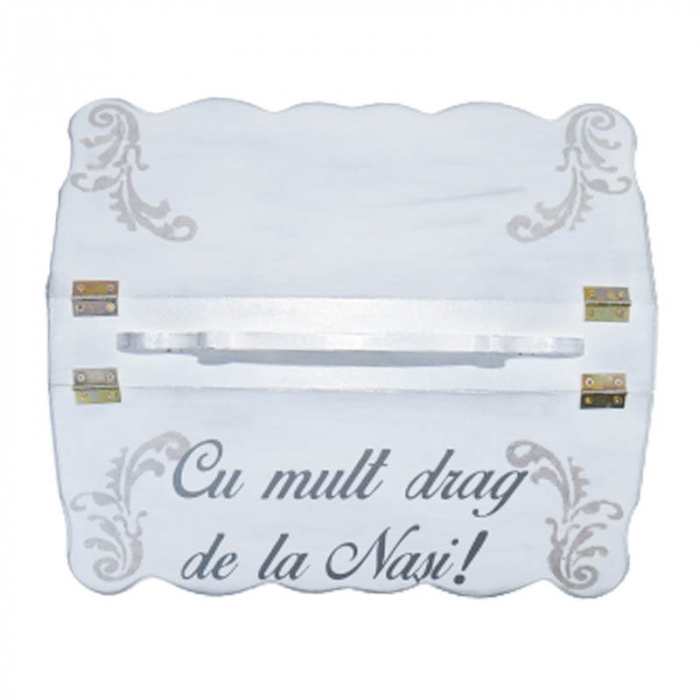 Set complet 8 piese trusou elegant pentru botez Mini Bimbi T080323-A, Argintiu [4]