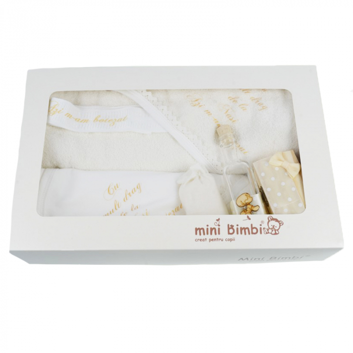 Trusou pentru botez Mini Bimbi 8 piese 41 x 25 [2]