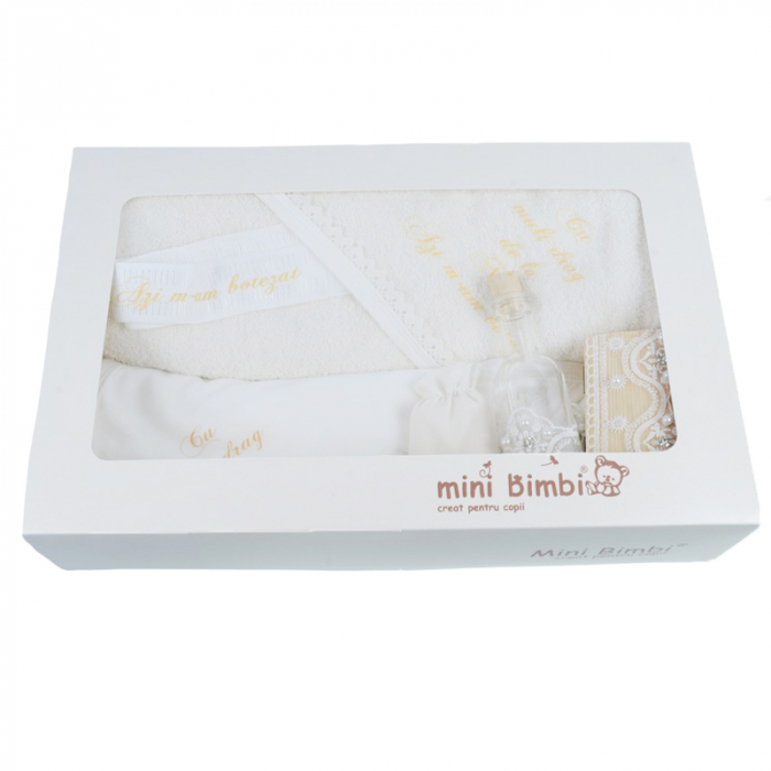 Trusou pentru botez Mini Bimbi 8 piese 41 x 25 [2]