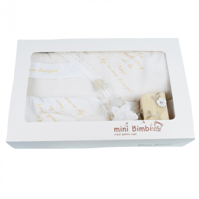 Trusou pentru botez Mini Bimbi 8 piese 41 x 25 [2]
