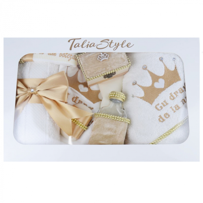 Trusou pentru botez Talia Style 8 piese TBTS-02 [5]