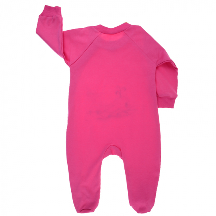 Salopeta cu maneca lunga pentru fete Pifou Model 16 M16-5142-68, Fucsia [2]