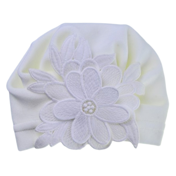 Turban din catifea, pentru fete, Mini Junior T1811A6-36, Alb [1]