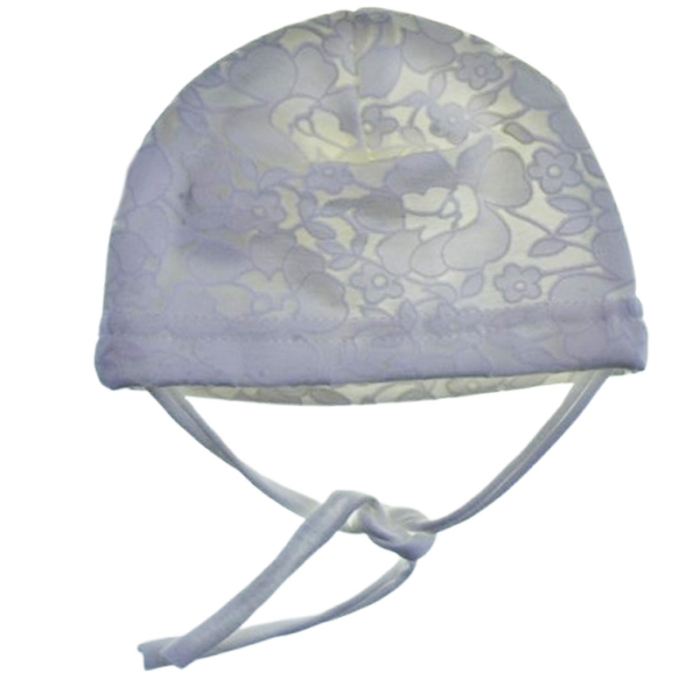 Caciula din dantela si bumbac, cu 2 straturi, pentru fete, Mini Junior  T1811A11-38, Alb [2]