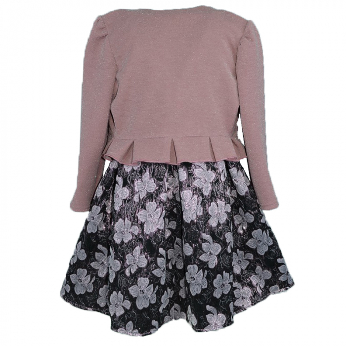 Set 2 piese rochie si bolero pentru fete Tylkomet TLY-7, Roz [2]