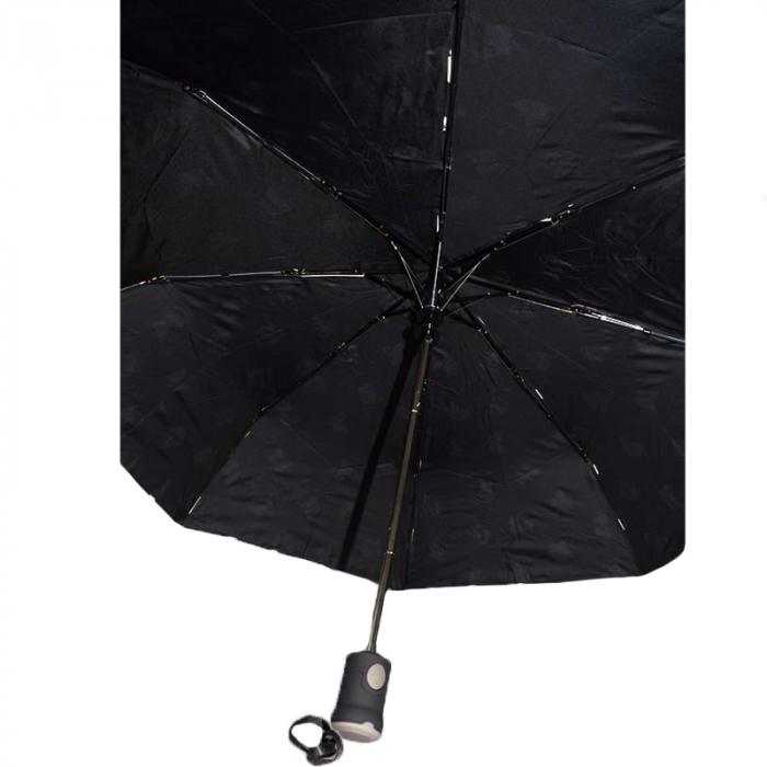 Umbrela cu deschidere automata pentru dama Paolo 102 cm 7001, Negru [4]