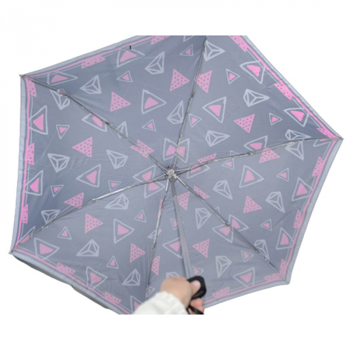Umbrela pliabila pentru femei 20 cm Paolo 8731-R0, Roz [2]