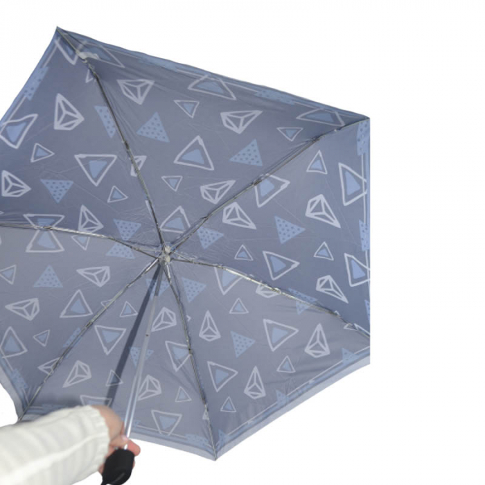 Umbrela pliabila pentru femei 20 cm Paolo 8731-AB, Albastru [2]