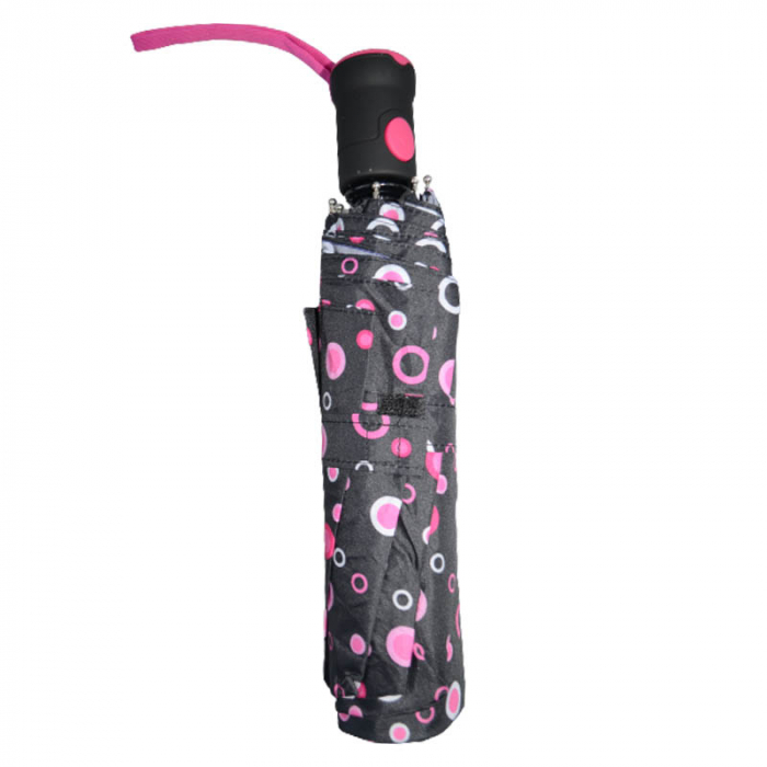 Umbrela pliabila pentru femei 30 cm Paolo 3650-RZ, Roz [3]