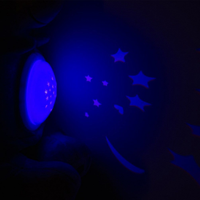 Lampa de veghe muzicala cu proiector Ursulet BabyMix STK-18956AL, Maro [4]