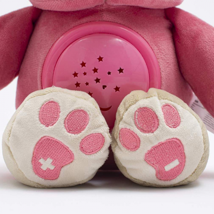 Ursulet de plus cu proiector Baby Mix 28826, Roz [2]