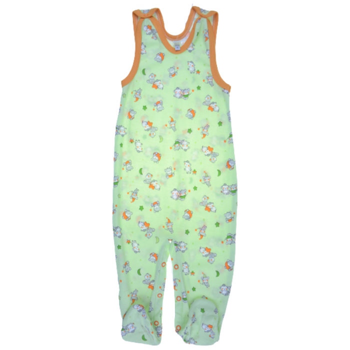 Salopeta fara maneci pentru baieti Koala Bobas Fashion 1813-Z-86, Verde [1]