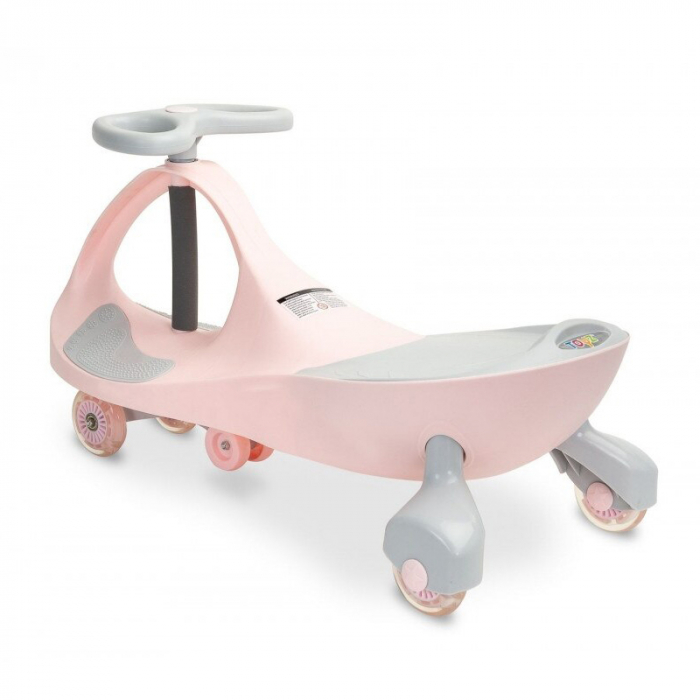 Vehicul actionat cu picioarele pentru copii Toyz Spinner 306098R, Roz [3]