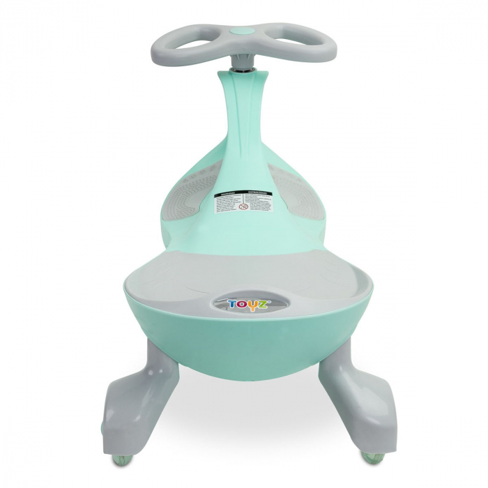 Vehicul actionat cu picioarele pentru copii Toyz Spinner 306098V, Verde [4]